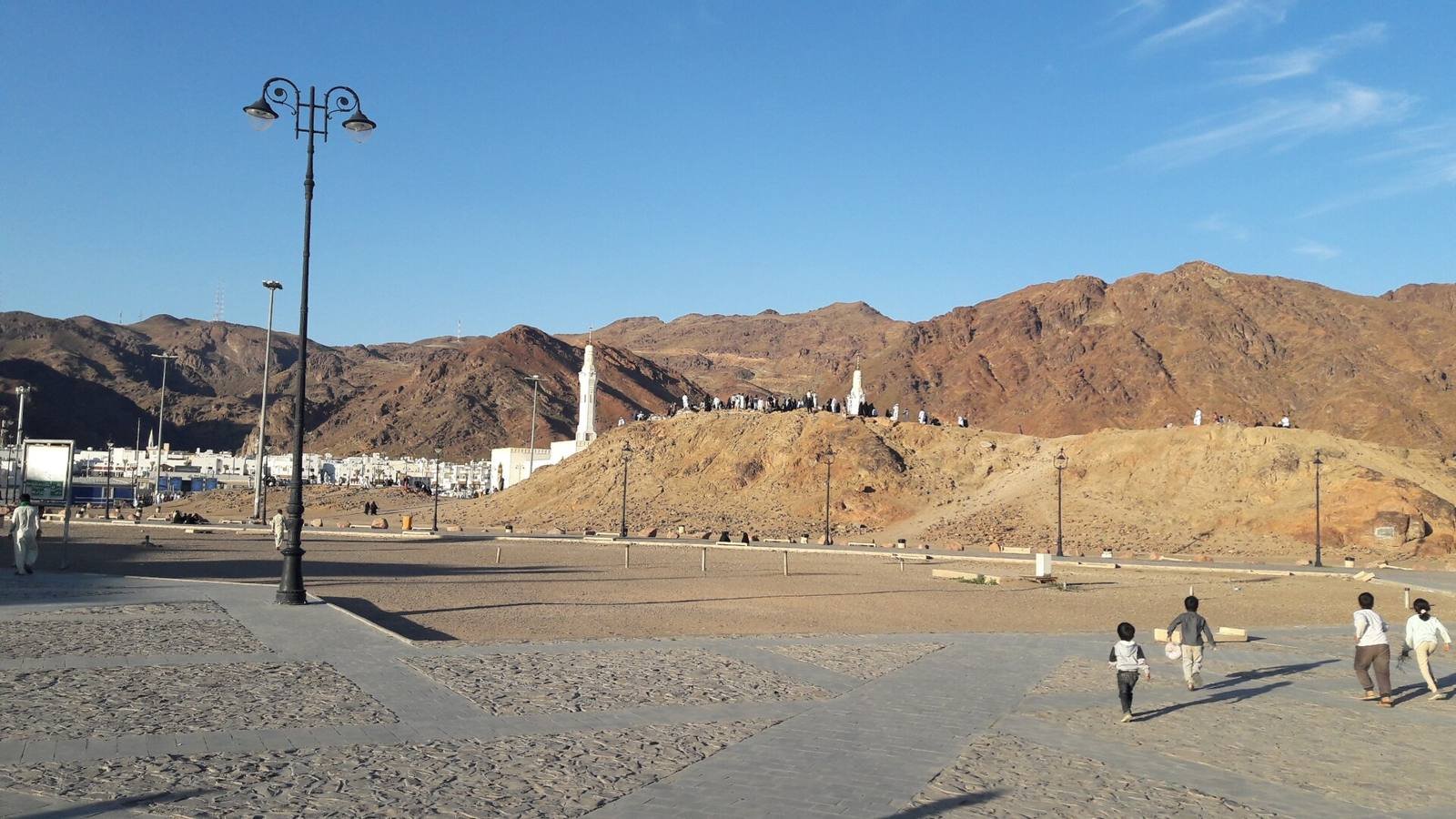 Mount Uhud in Madinah, site of the Battle of Uhud