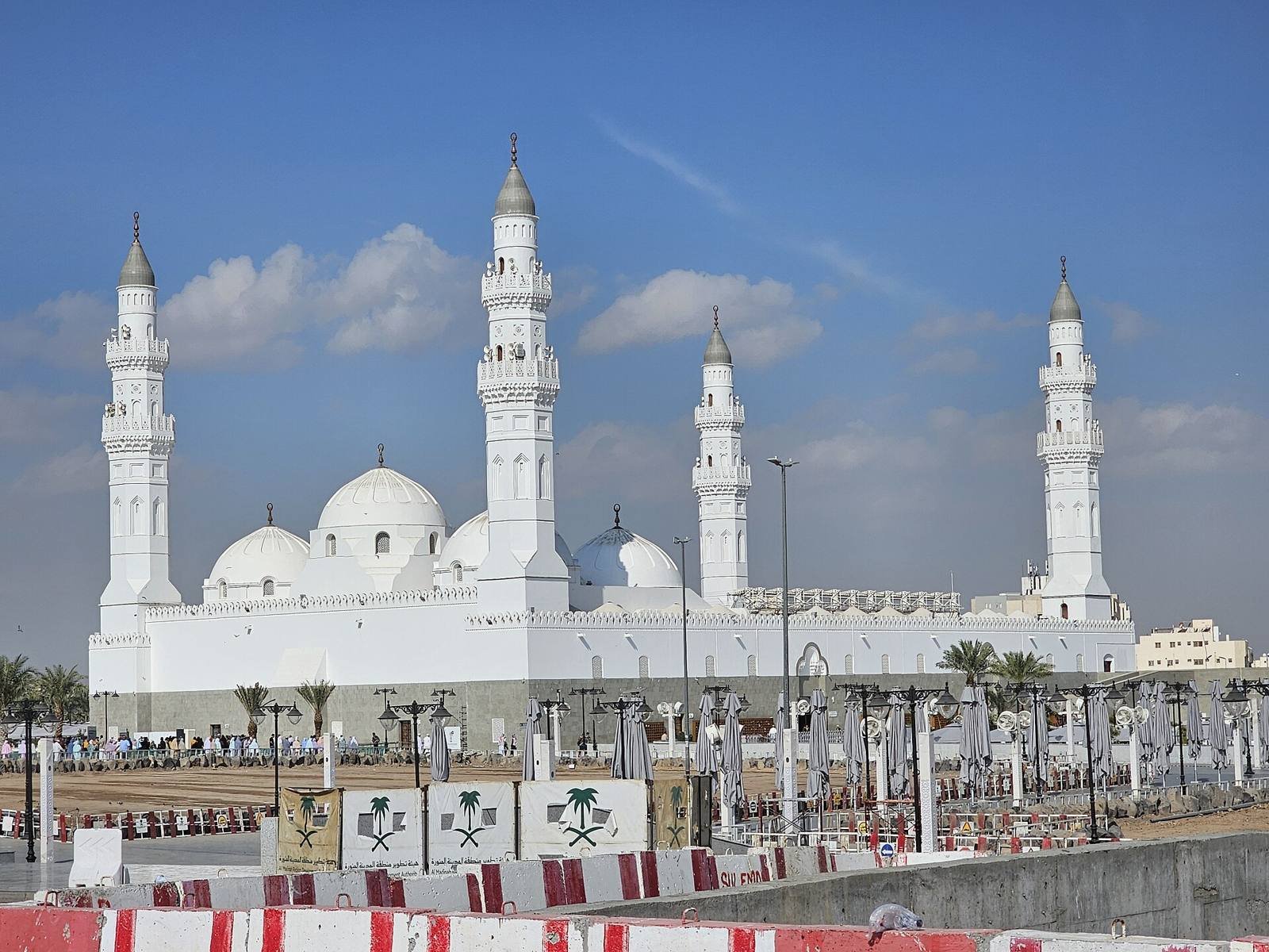 Quba Mosque in Madinah, the first mosque built in Islam